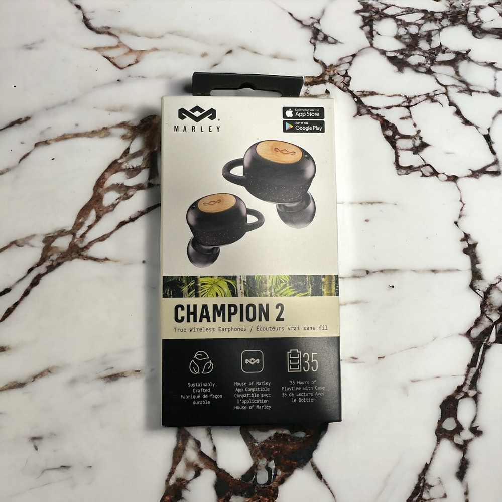 Brand New Marley Champion 2 True Wireless Earbuds